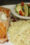 Pan Seared Salmon with Dill Butter